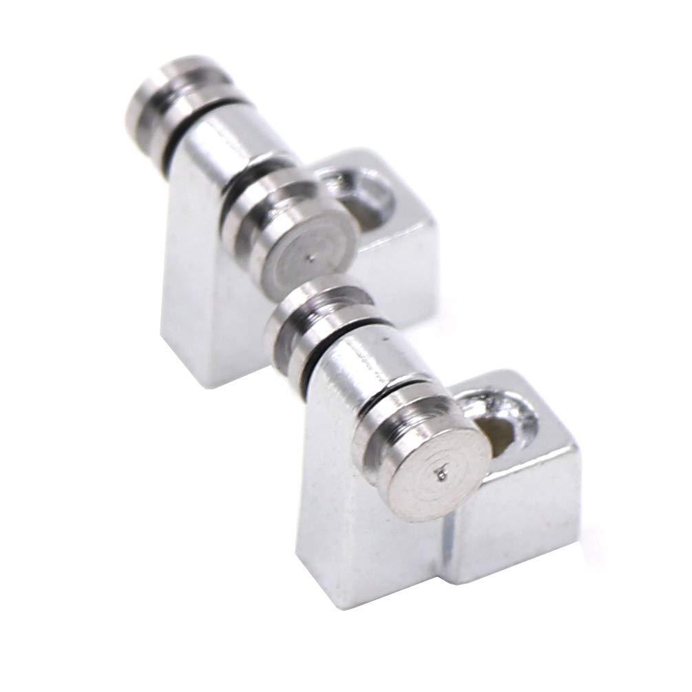 DISENS Set of 2 Roller String Tree Roller String Guides Retainer for Electric Guitars - Perfect for Stratocaster and Telecaster