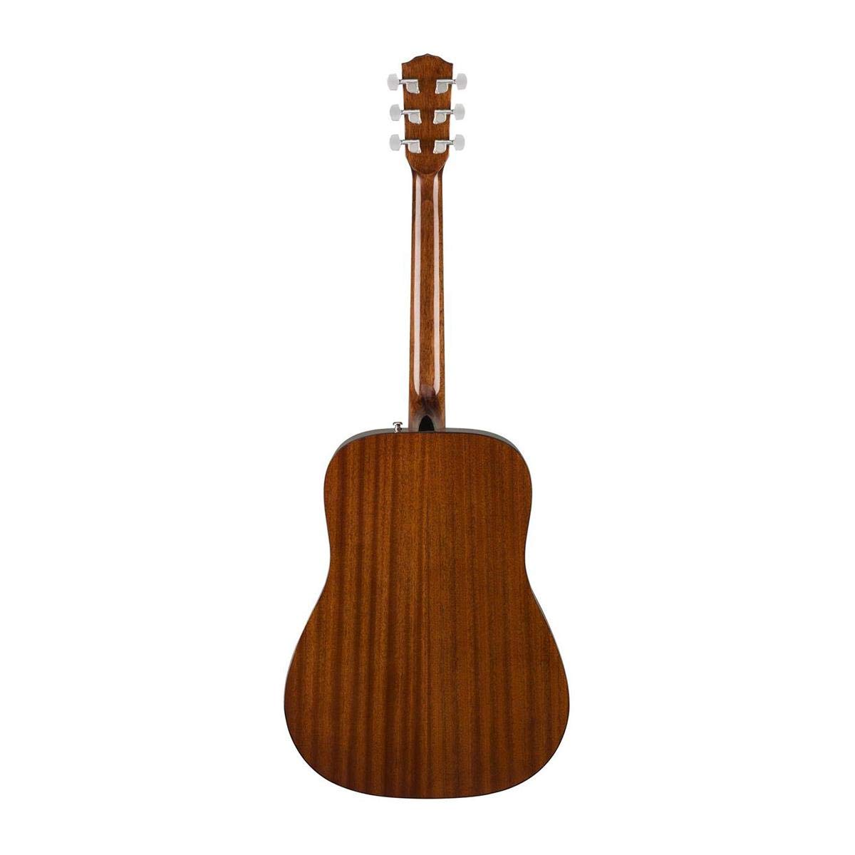 Fender Left-Handed Acoustic Guitar, with 2-Year Warranty, Dreadnought Classic Design with Rounded Walnut Fingerboard and Phospho