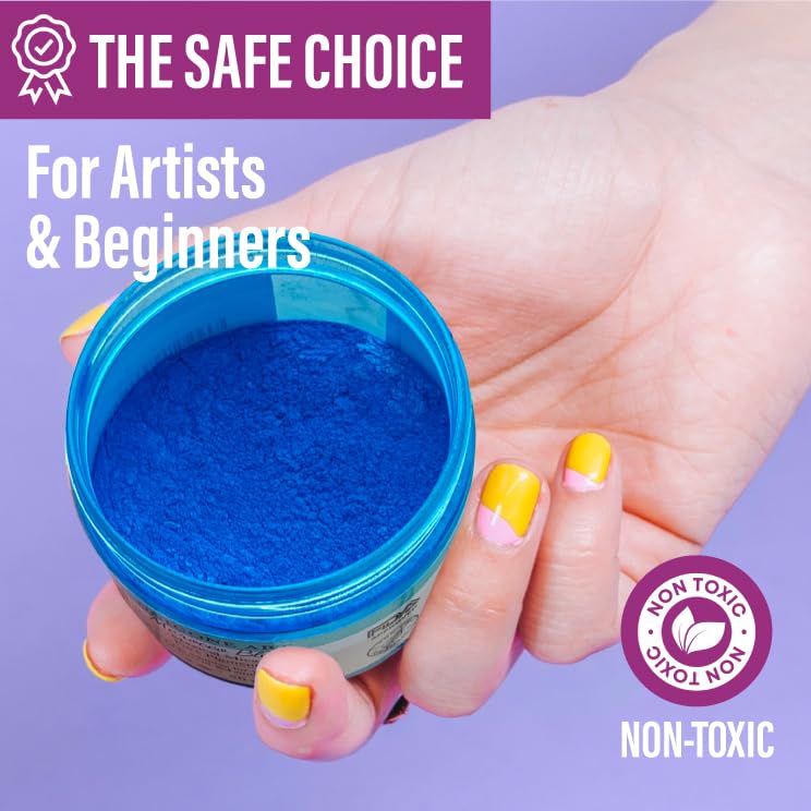 24K Metallic Mica Powder Pigment (56g) Multipurpose DIY Arts and crafts, cosmetic grade, Soap,Resin Epoxy,Paint, Slime, Mold Mak