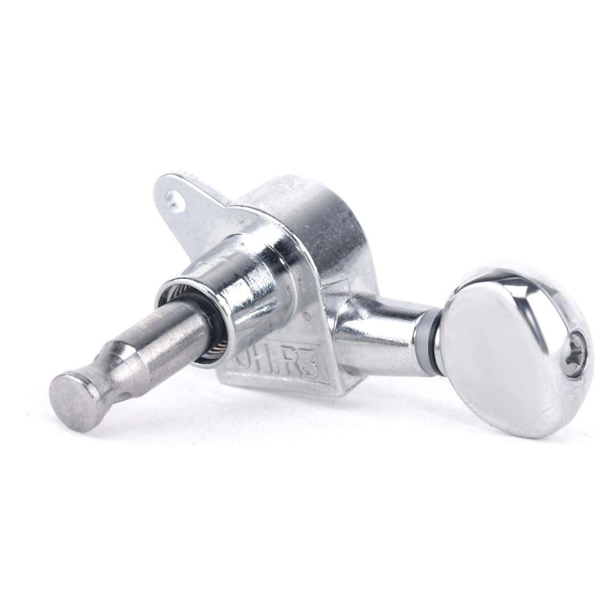 Musiclily Pro 6 in Line Guitar Sealed Tuners Tuning Keys Pegs Machine Heads Set for Fender Stratocaster Telecaster, Kidney Butto