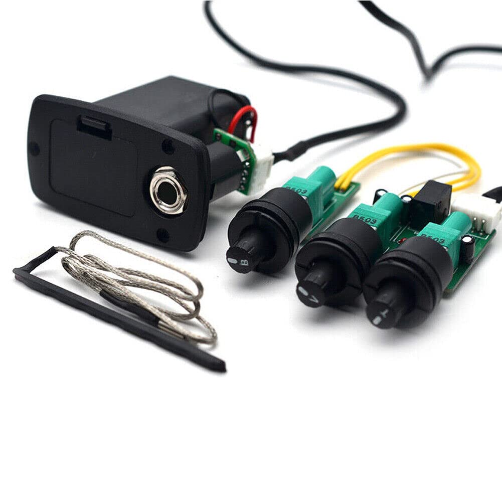 3-Bands Active Equalizer Preamp Piezo Pickup For Taylor Acoustic Guitar Pickups