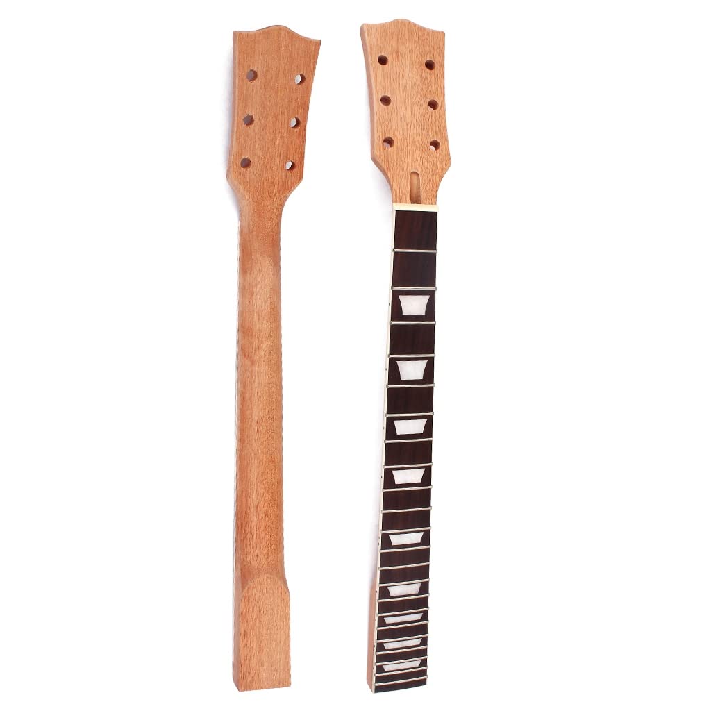 Ogdni 22 Fret Guitar Neck Mahogany Rosewood Fingerboard For Lp Electric Guitar Neck Replacement