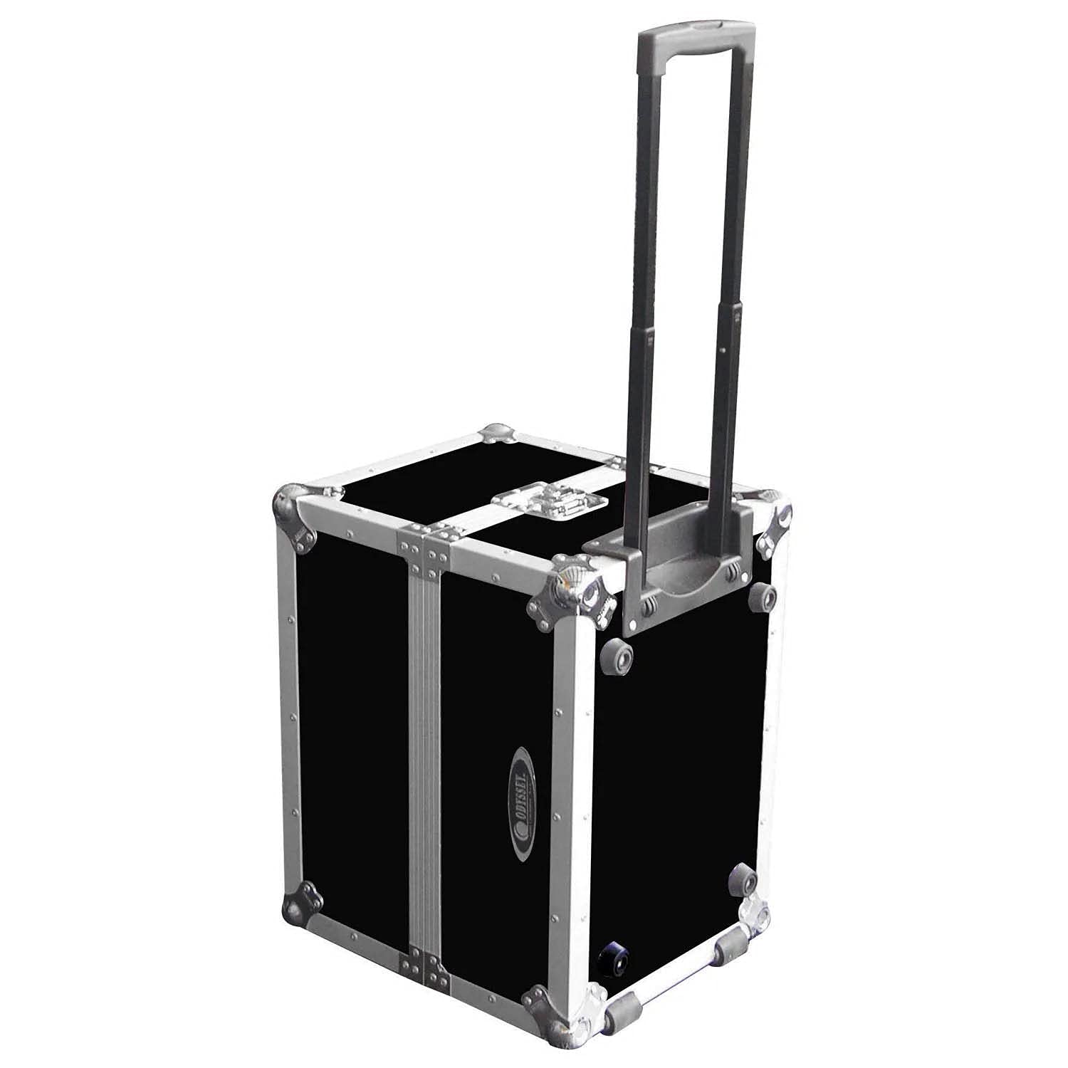 Utility Flight Trolley Case with Wheels for 120 12 Vinyl Records