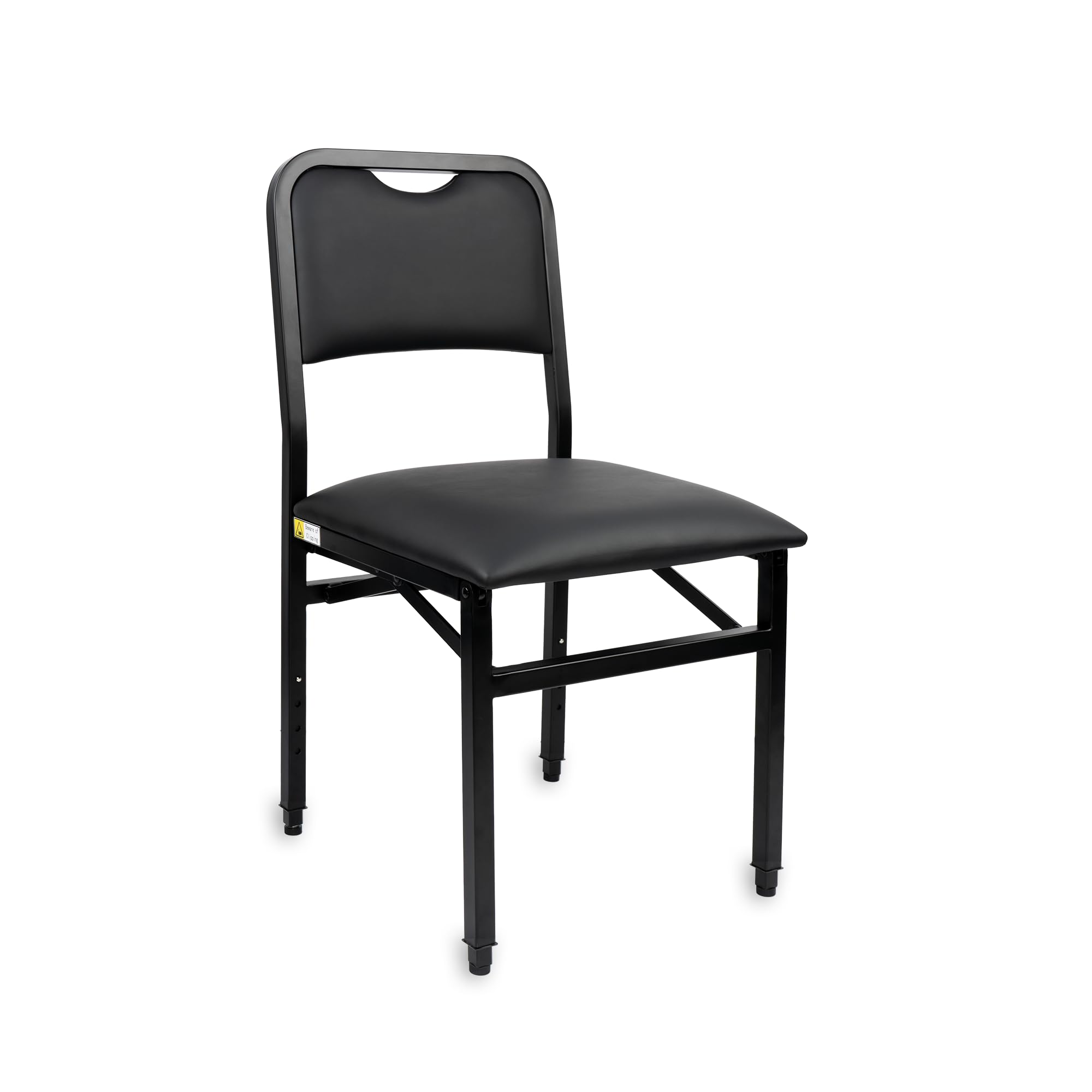 POCHAR Metal Cello Playing Chair - Height-Adjustable, Ergonomic Design Musicians Chair for Comfort, Foldable and Portable, Dura