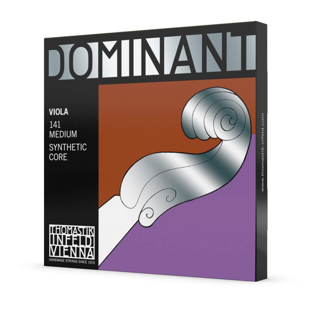 Thomastik-Infeld 141 Dominant Synthetic Core Viola Strings, Medium Gauge, 4/4 Scale, Set of 4