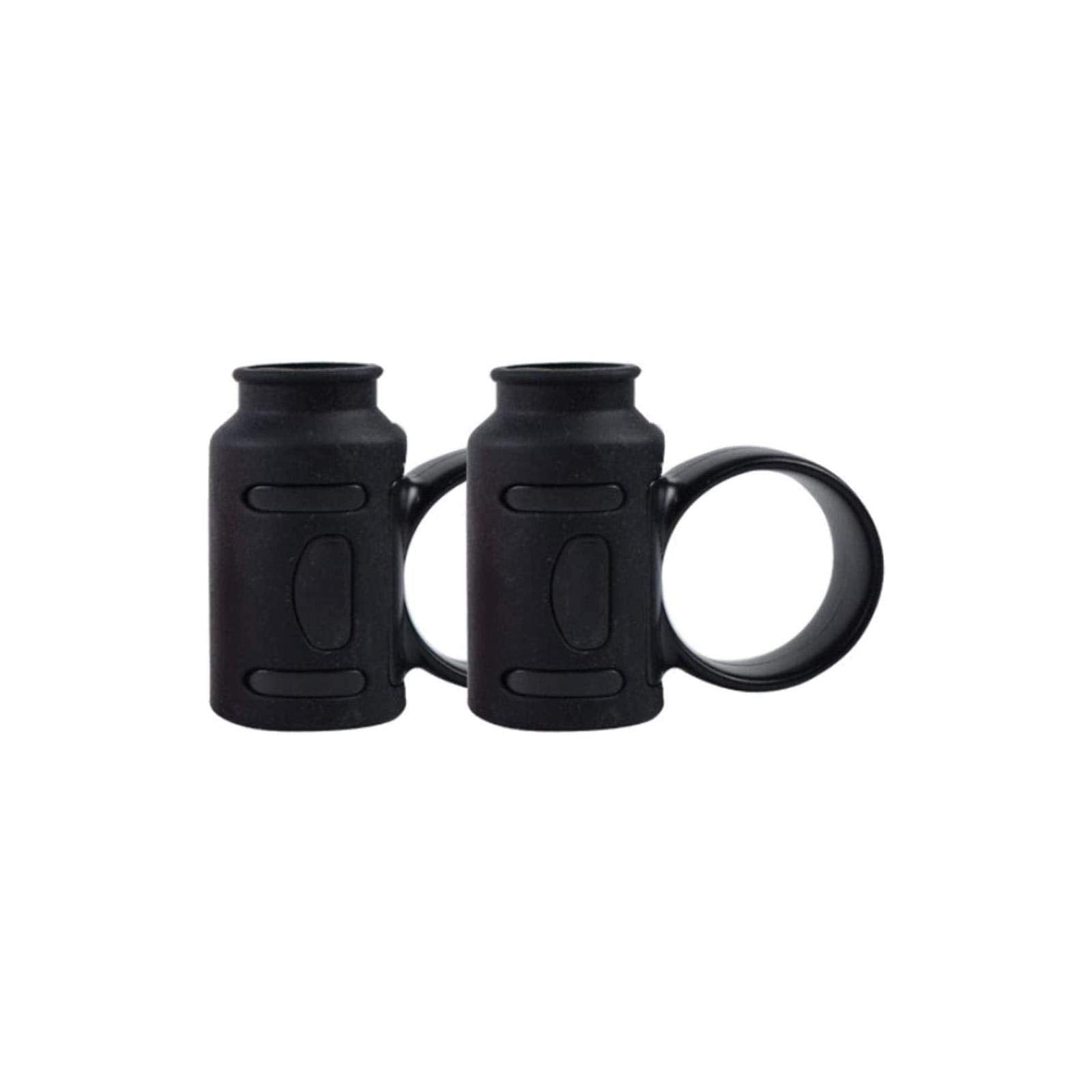 Liyafy 2pcs Drum Stick Control Clip Finger Ring Anti Slip Drumsticks Accessories For Drummer Beginners Practice - Black