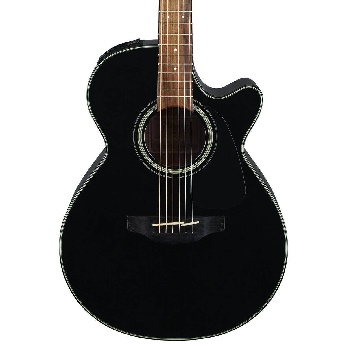 Takamine Gf30Ce-Blk Fxc Cutaway Acoustic-Electric Guitar, Black