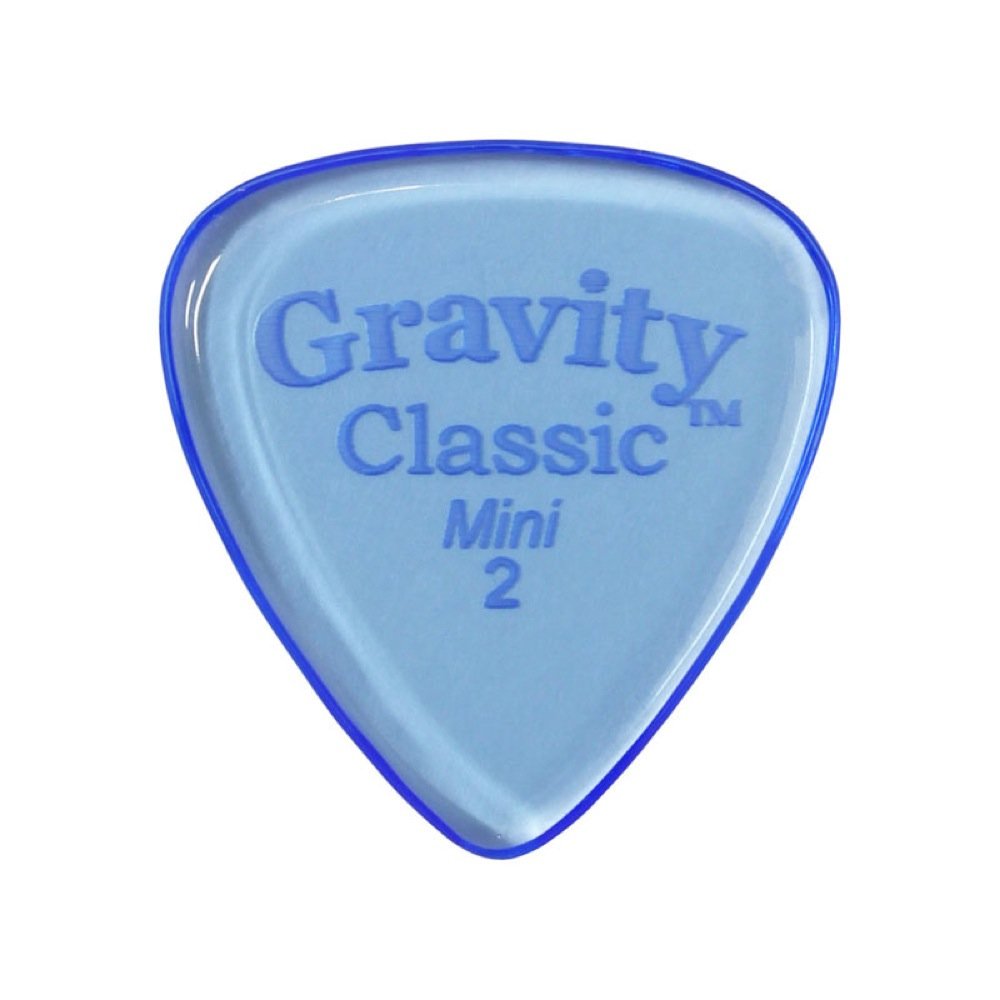 Gravity Picks Classic Guitar Pick - Made Of Acrylic For Ideal Grip - Polished By Professionals - Prevent Slipage - 2.0Mm Thickne