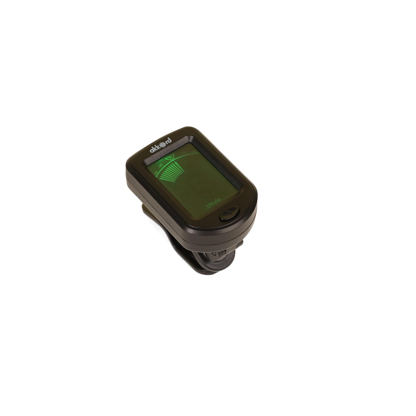 Akkord AKD TNR-01 Chromatic Tuner suitable for Guitar, Ukulele, Violin (Dual Colour Feedback), Black