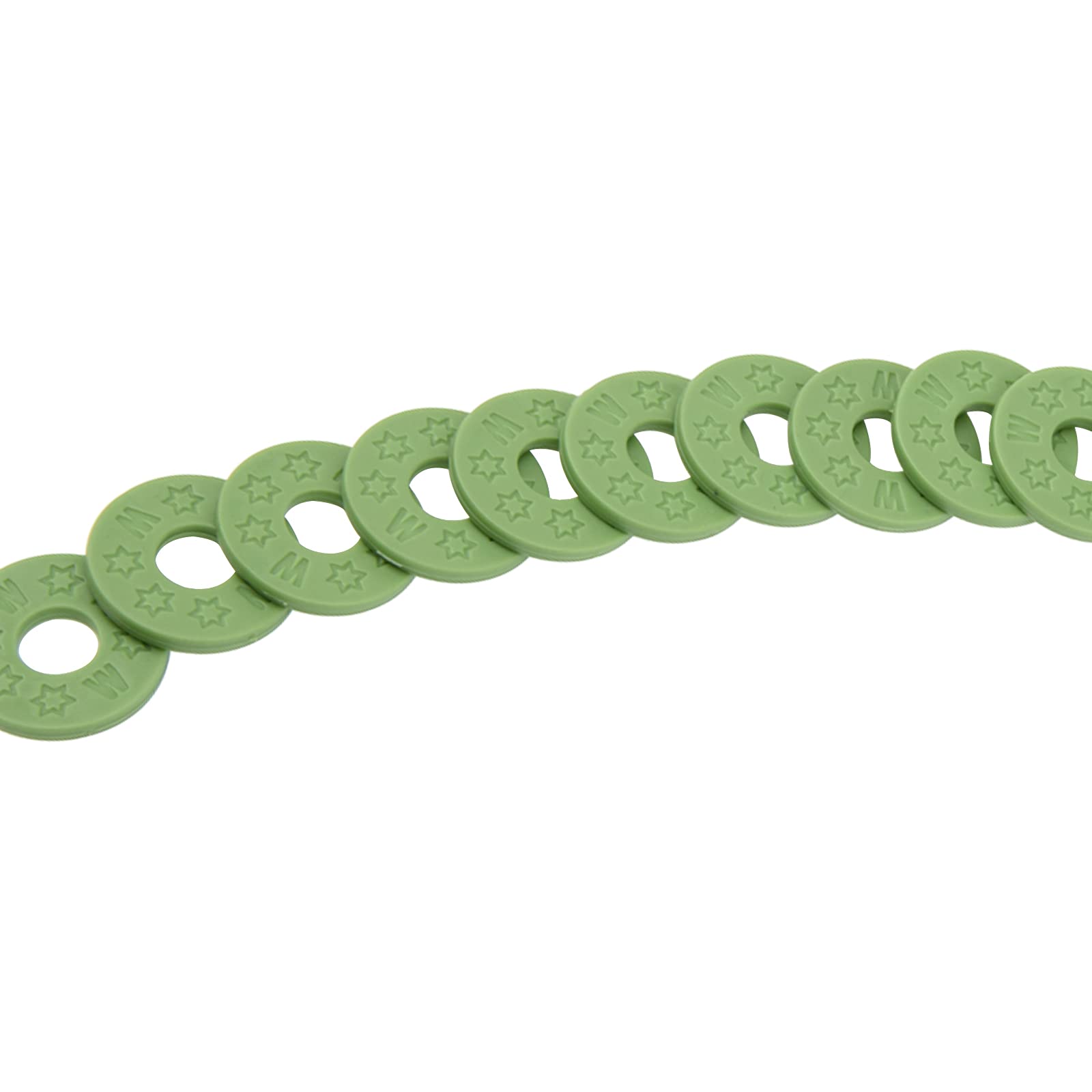 20Pcs Yootones Guitar Strap Locks Silicone Strap Locks Rubber Guitar Strap Blocks Compatible with Guitar Protect (Green)