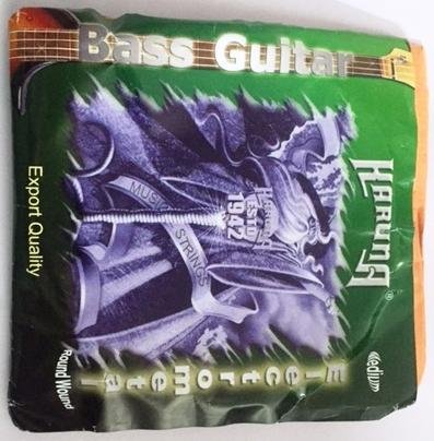Karuna Bass Guitar Electrometal String, Round Wound, Medium - 1 (G)