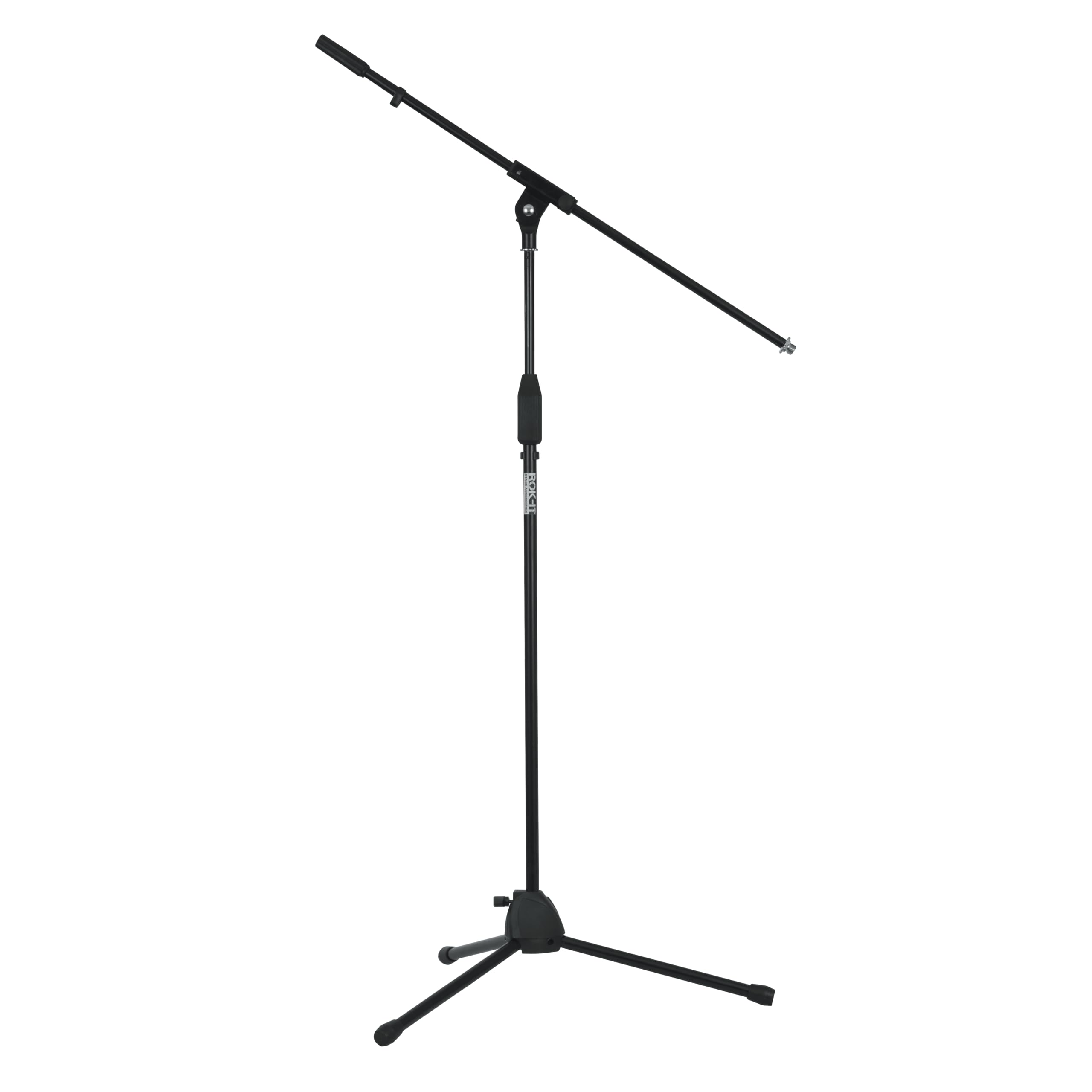 Gator Frameworks Rok-It Series Standard Fixed Boom Arm Microphone Stand with Height Adjustable Tripod Base, 40 to 67 (RI-MICTP-F