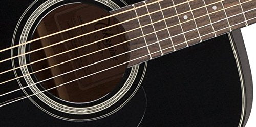 Takamine GD30-BLK Dreadnought Acoustic Guitar, Black