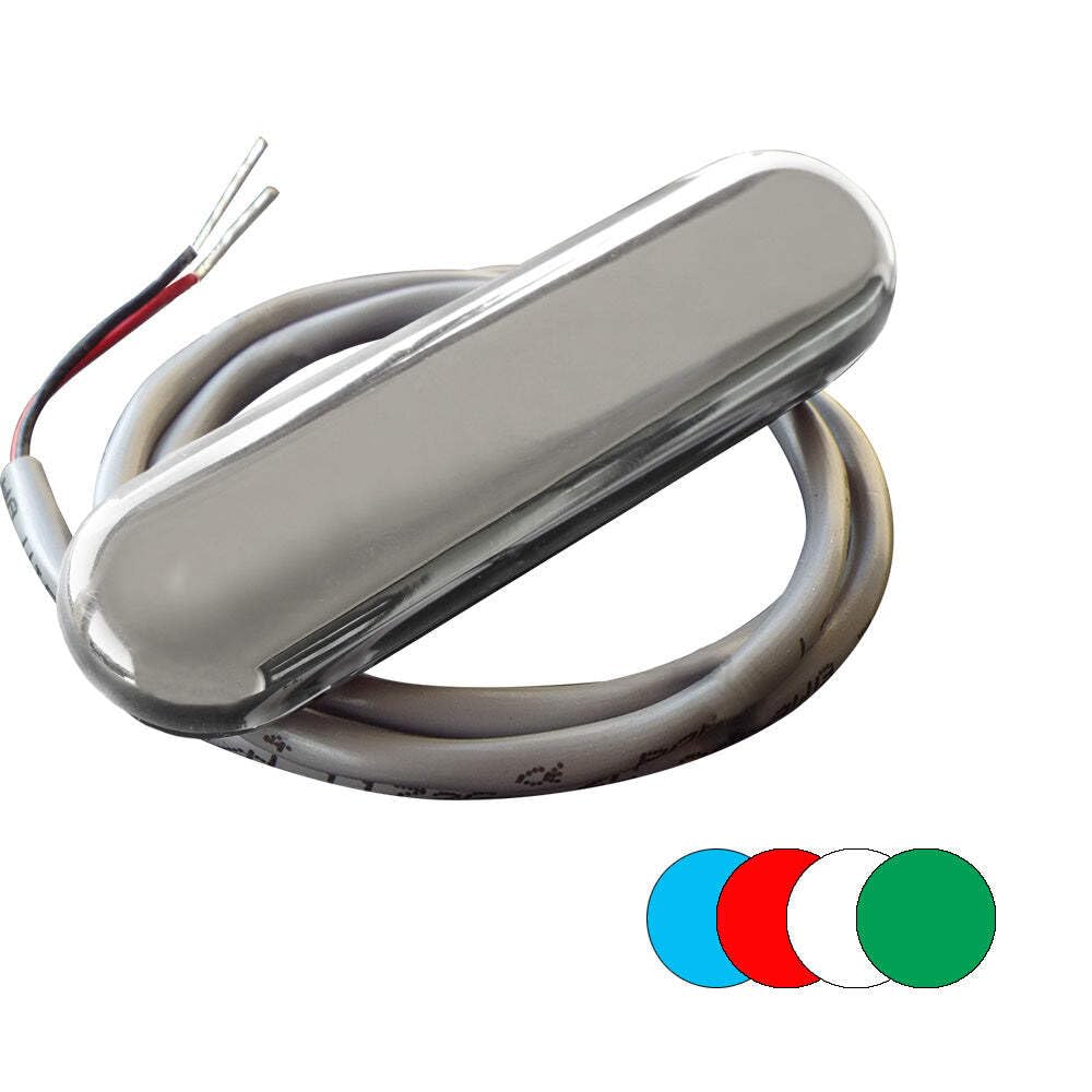 Shadow Caster Led Lighting Courtesy Light W/2' Lead Wire - 316 Ss Cover - Rgb Multi-Color - 4-Pack