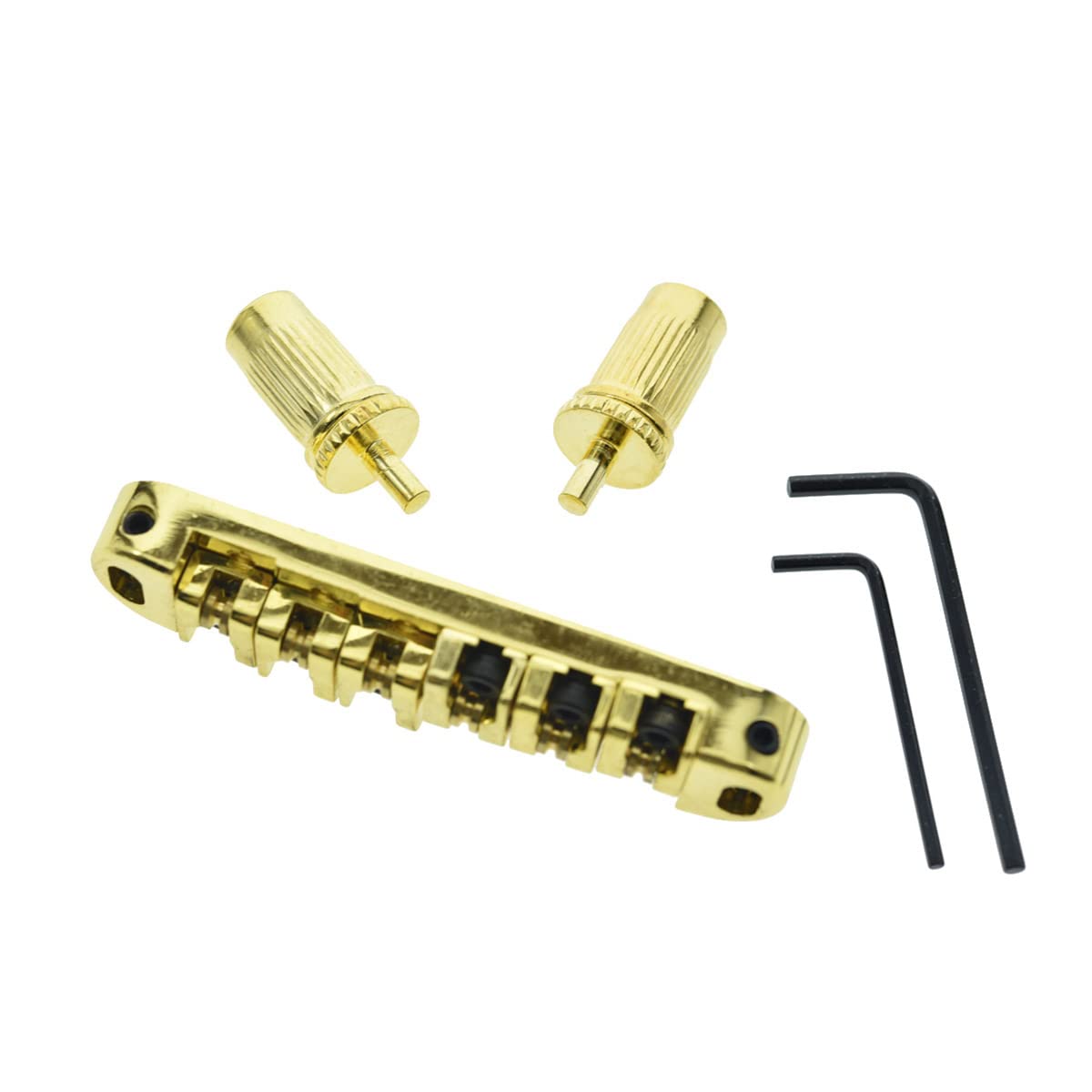 LP Guitar Tune-o-Matic Roller Saddle Roller Bridge Fits Les Paul SG Gold