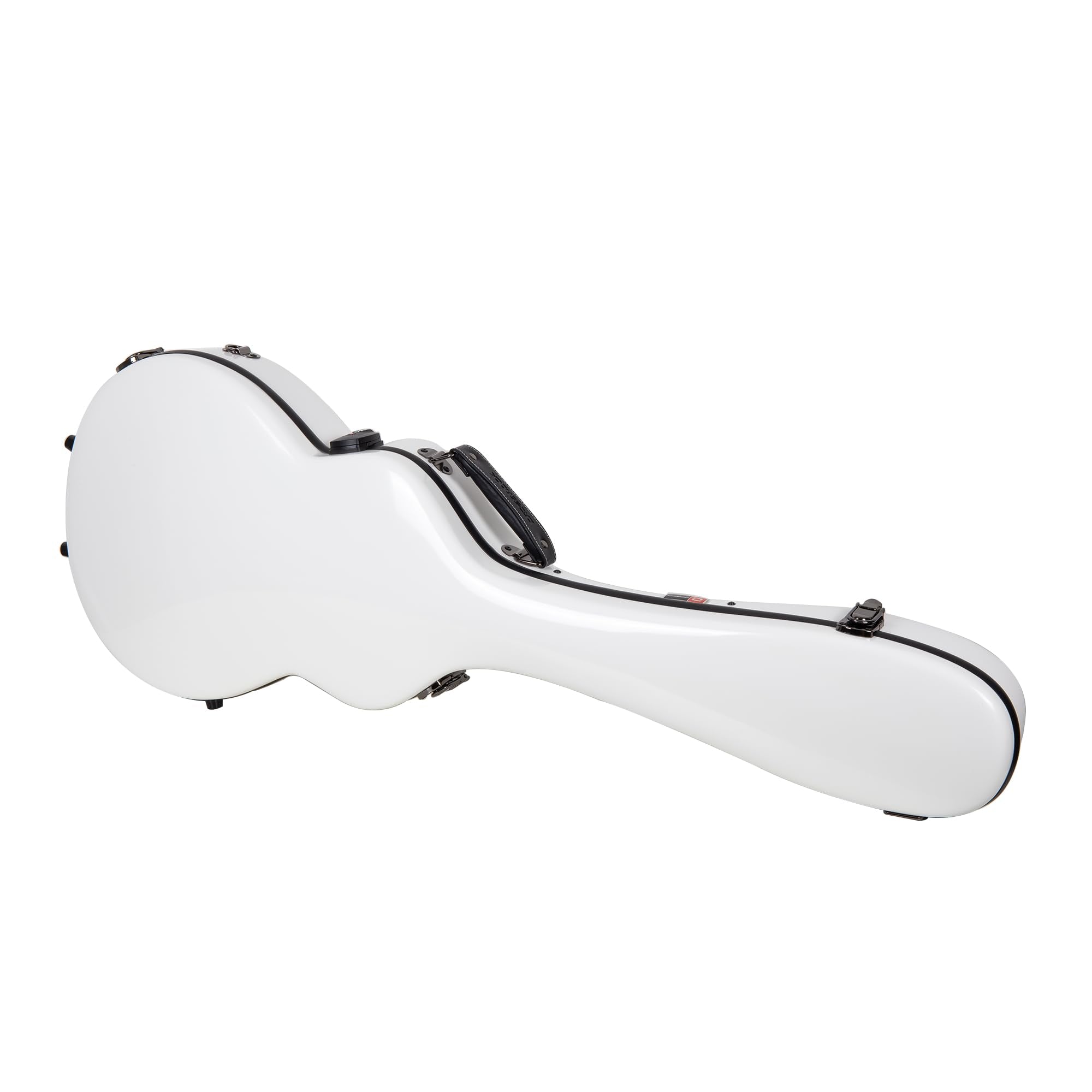 Crossrock Fiberglass Backpack Style Hardshell White Les Paul Guitar Case