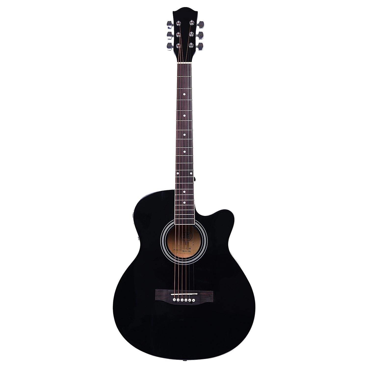 BLUEBERRY B-40EQ-GL, Electro Acoustic Electric Guitar Kit with inbuilt Trussrod, Rosewood Fretboard & bridge with 4 Band EQ-7545