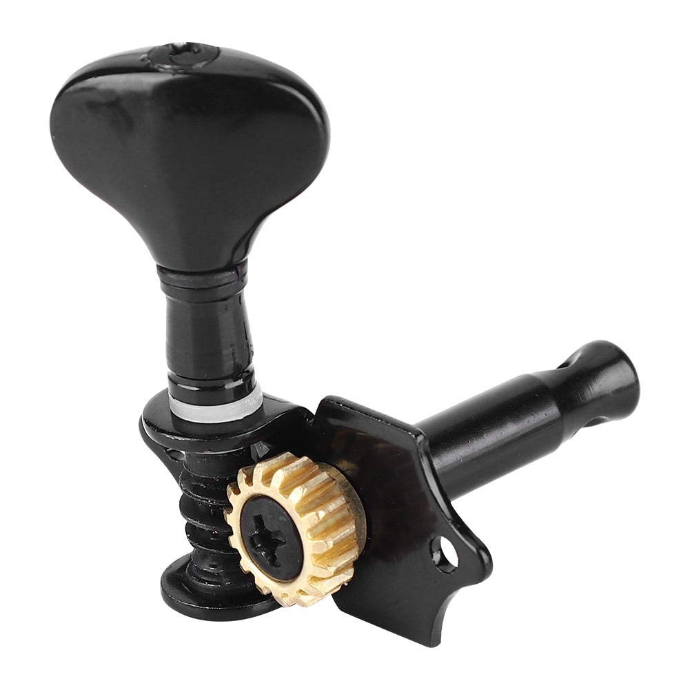 JADPES 4 Strings Musical Instrument Tuning Pegs Machine Heads Parts for 4 Strings Hawaii Guitar Peg Shaft Ukulele Button Twists