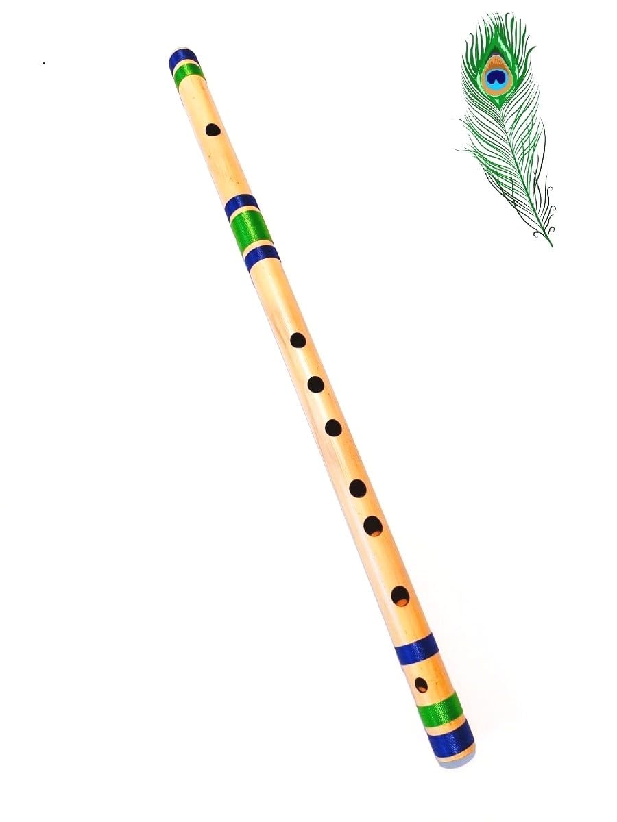 Ibda Melodious Bamboo Flute Musical Bansuri For Learner/Beginner/Kids (E Scale 15.5)