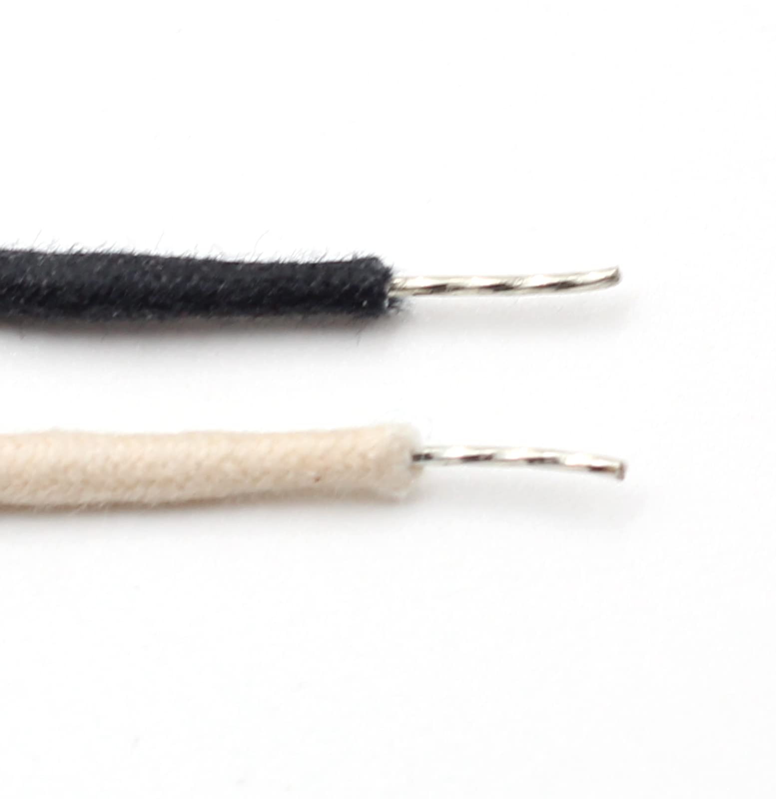 The Art Of Tone Guitar Wire, Hookup Wire, Gavitt Cloth Wire, 22awg Stranded Copper Wire, 3 feet of Each Color Black/White Pushba