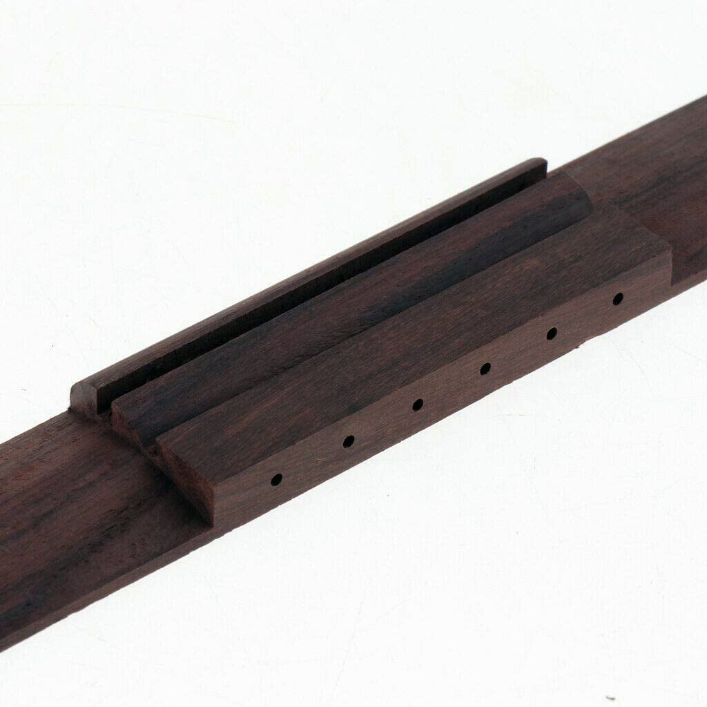 TUOREN 2 Set of 6 strings Classical Guitar Rosewood Bridge Saddle and Nut Replacement Part & Accessories