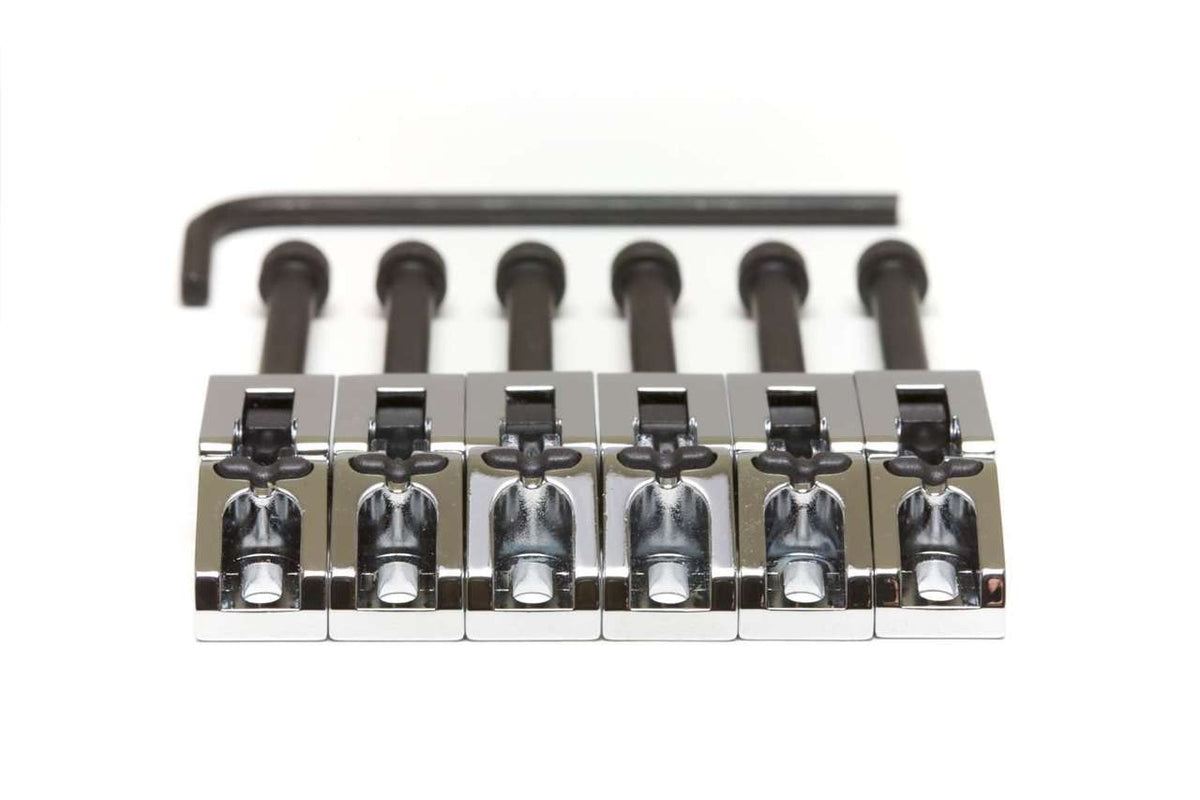 Graphtech Stringsaver Saddles - Floyd Rose Chrome -6 Pces