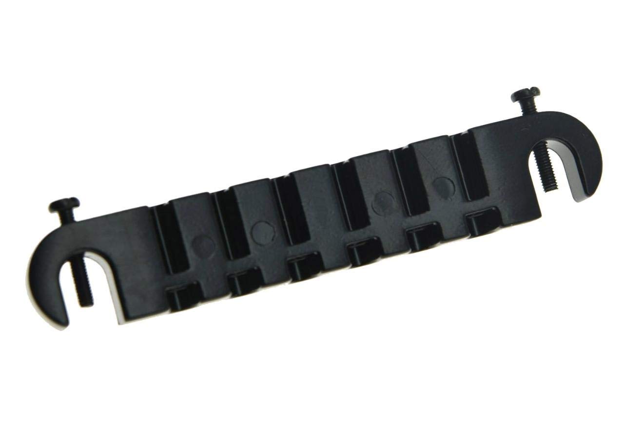 Electric Guitar Wrap Around Bridge Tailpiece for Les Paul LP Junior Black