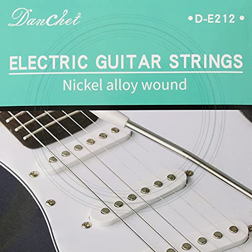 Danchet E212 Nickel Wound Electric Guitar Strings,Normal(1 Set)