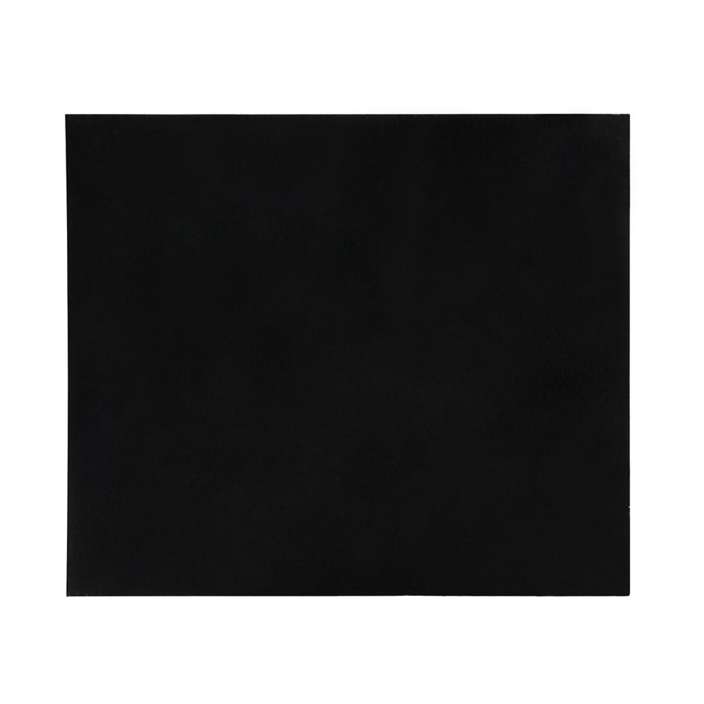 Ikn 20X17Cm Acoustic Pickguard Blank Material Self Ahesive Guitar Pick Guard Scratch Plate Sheet, Black