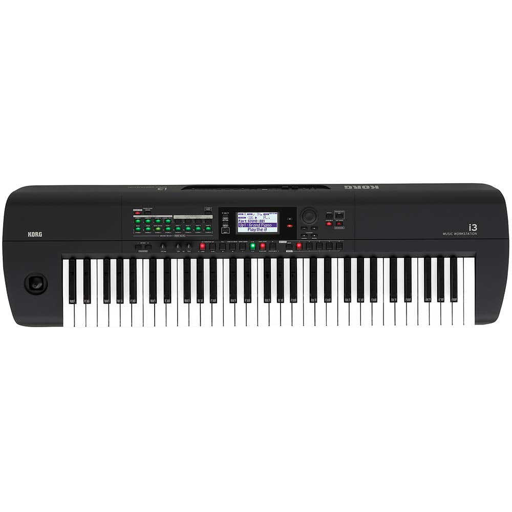 Korg i3 61-Key Synthesizer Music Workstation with Built-In Sequencer