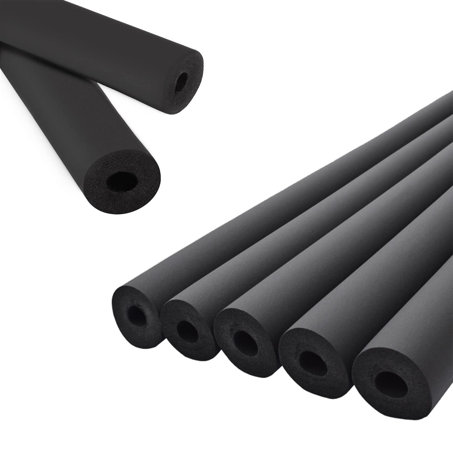 Pipe Insulation Foam Tube - 1-7/8'' Foam Tubing For Ac Unit, Guitar Stands, Exercise Machine Handle And Roof Rack
