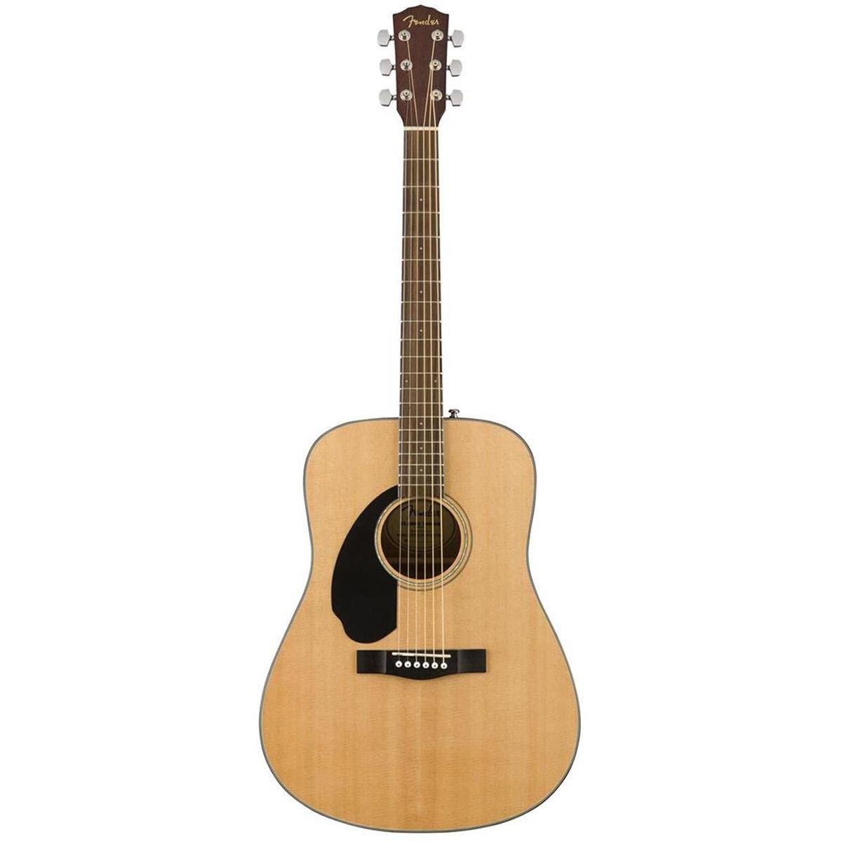 Fender Left-Handed Acoustic Guitar, With 2-Year Warranty, Dreadnought Classic Design With Rounded Walnut Fingerboard And Phospho