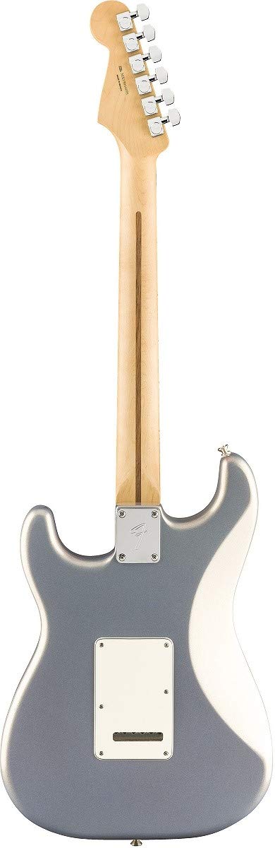 Fender Player Stratocaster HSS Electric Guitar, with 2-Year Warranty, Silver, Maple Fingerboard