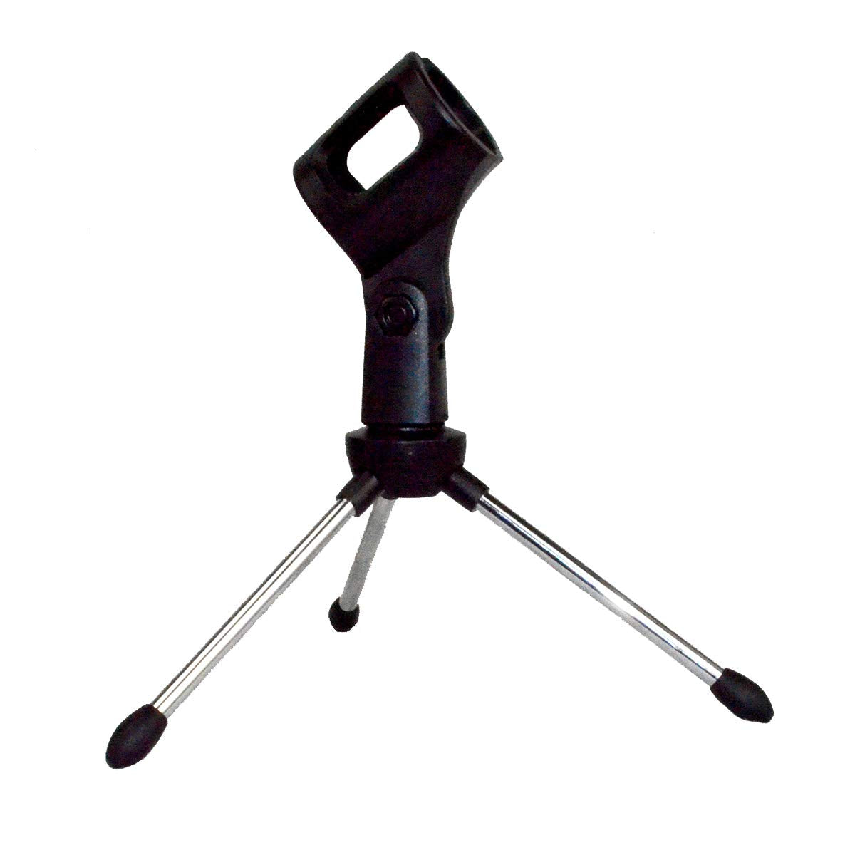Chromacast Super Lightweight Collapsible Desktop Microphone Tripod Stand With Mic Clip, Desk Cc-Tdmic
