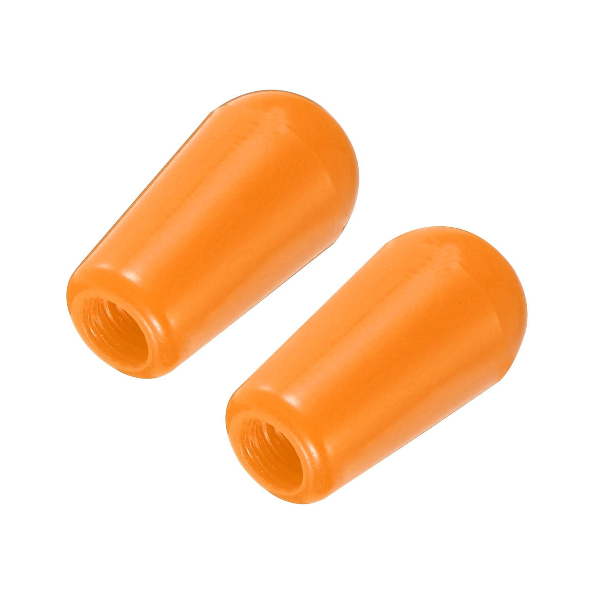 Meccanixity 2Pcs Guitar 3 Way Pickup Switch Tip M3.5 Plastic Toggle Switch Knobs For Lp Electric Guitar, Orange