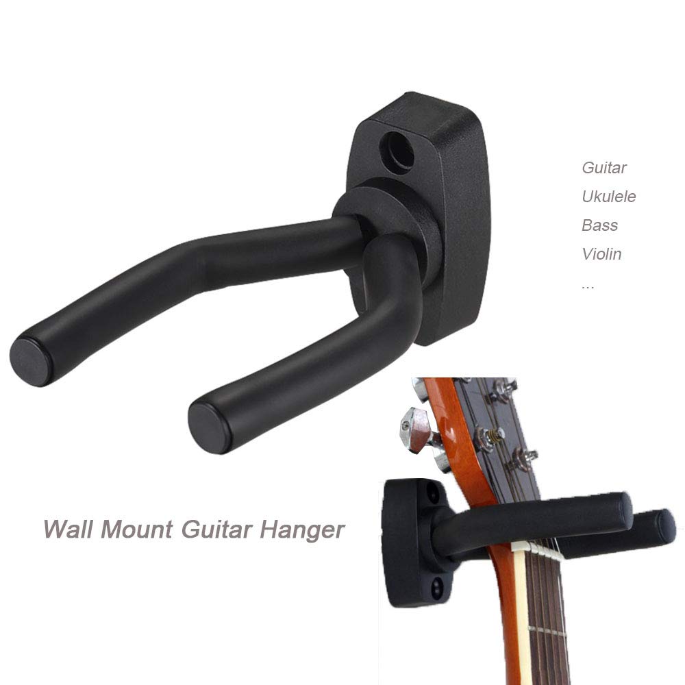 Guitar Wall Hanger Stand Ukulele Keep Guitar Wall Mount Hook Holder Mount Display Stand Rack Bracket Most Guitar Bass Accessorie