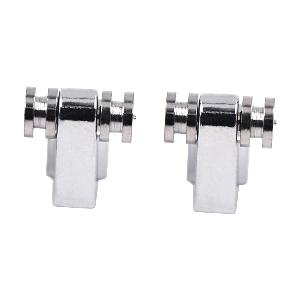 DISENS Set of 2 Roller String Tree Roller String Guides Retainer for Electric Guitars - Perfect for Stratocaster and Telecaster