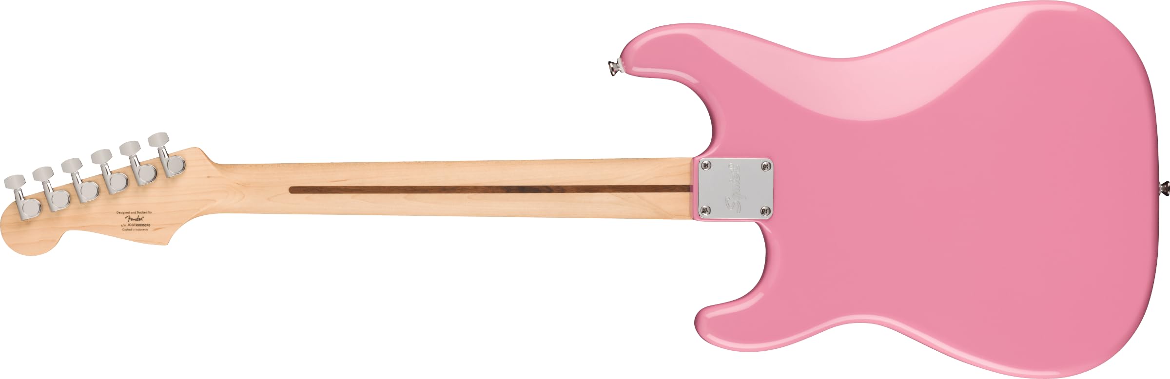 Squier Sonic Stratocaster HT H Electric Guitar, with 2-Year Warranty, Flash Pink, Maple Fingerboard, White Pickguard