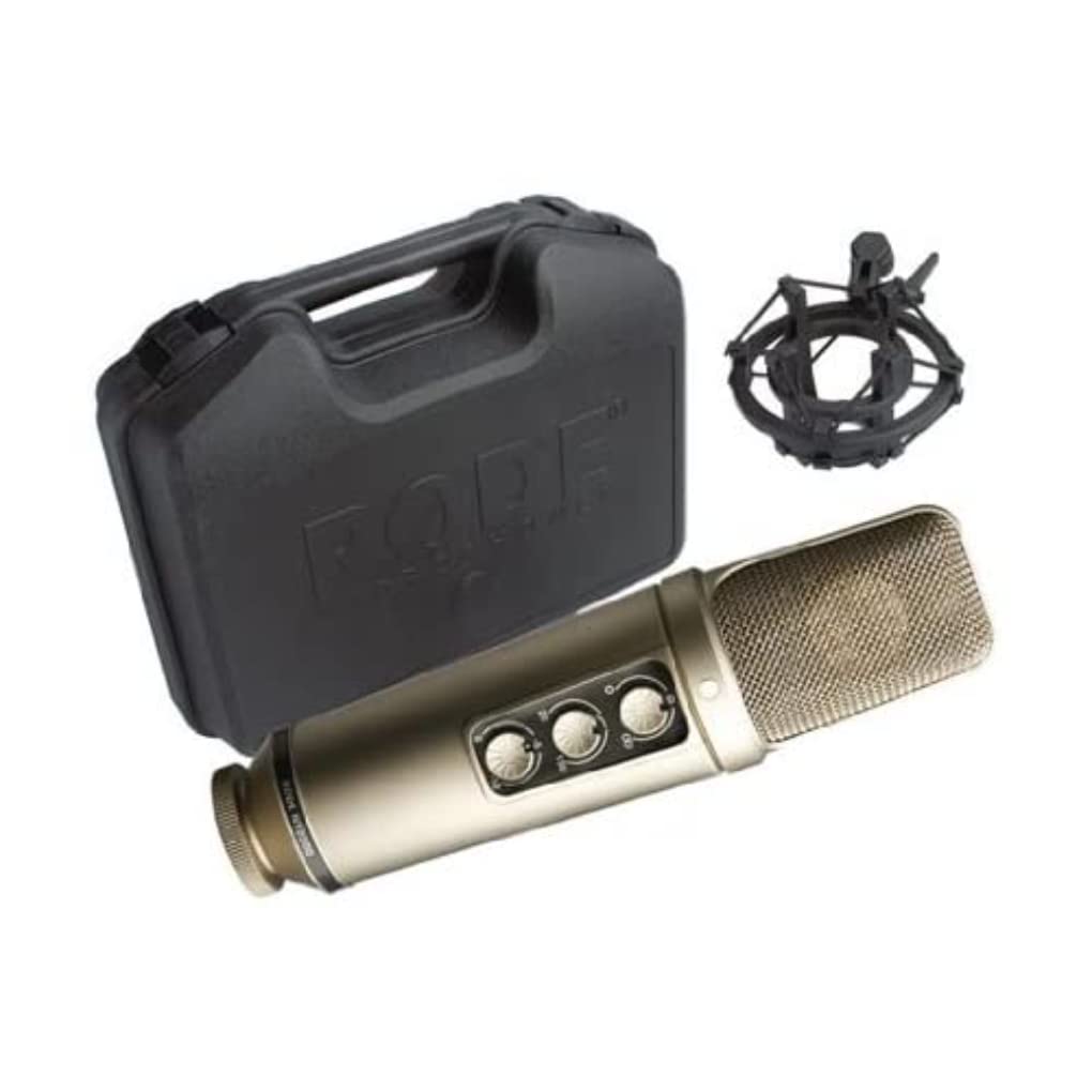 Rode Nt2000 Large-Diaphragm Condenser Microphone, Silver