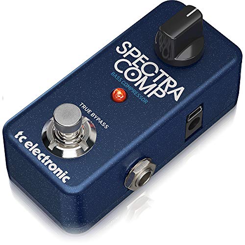 TC Electronic SPECTRACOMP BASS COMPRESSOR Ultra-Compact Multiband Compression Pedal for Bass with Built-In TonePrint Technology
