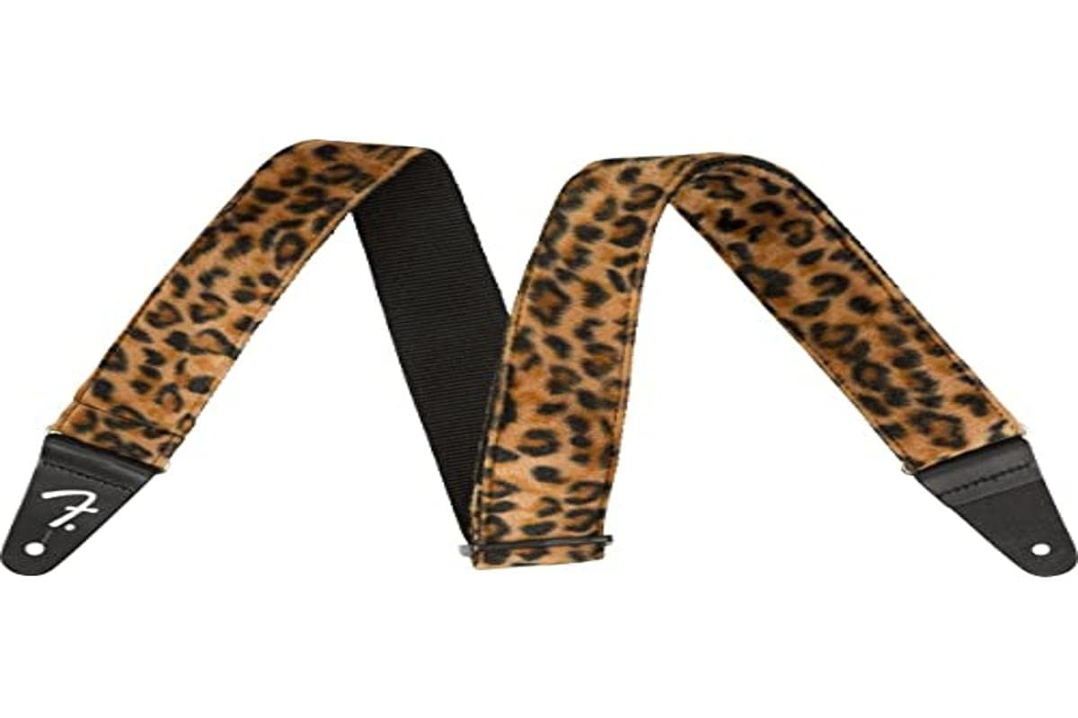 Fender Wild Animal Print Guitar Strap, 2In, Leopard