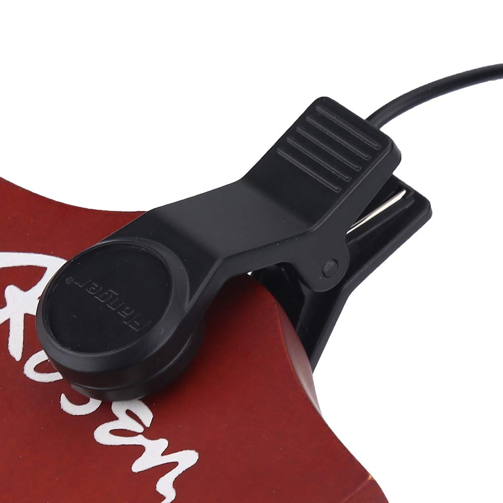 Guitar Acoustic Clip On Pickup Universal General Piezo Microphone for Guitar Mandolin Bouzouki Violin Banjo Ukulele