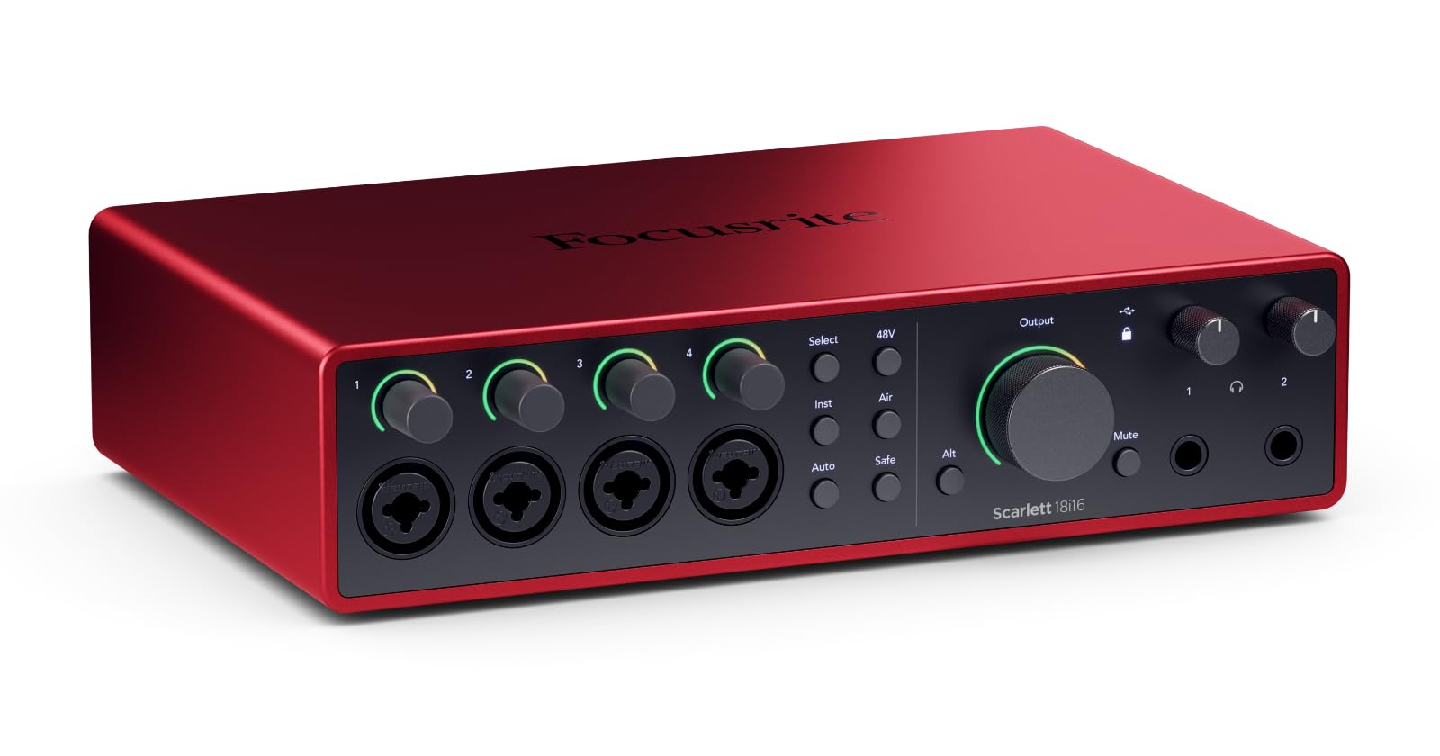 Focusrite Scarlett 18i16 4th Gen USB Audio Interface, for Songwriting, Music Production, Recording, and Podcasting - High-Fideli