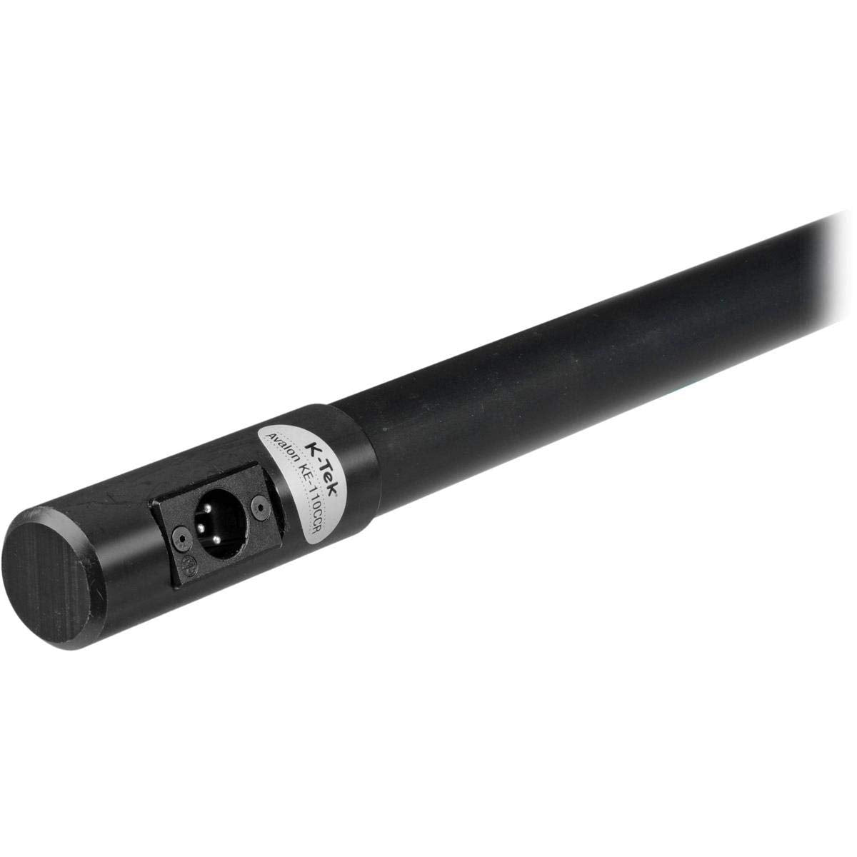 KE110CCR - K-Tek Avalon Aluminum Boompole Coiled Cable, Male XLR Side Exit, 5-Section