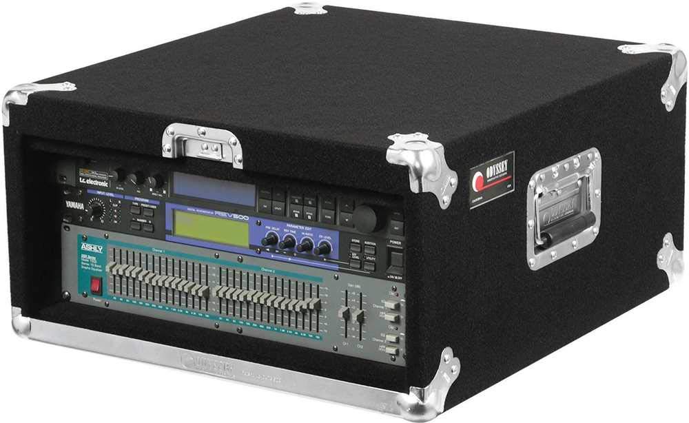 Pro 4U Carpeted Amp Rack Case