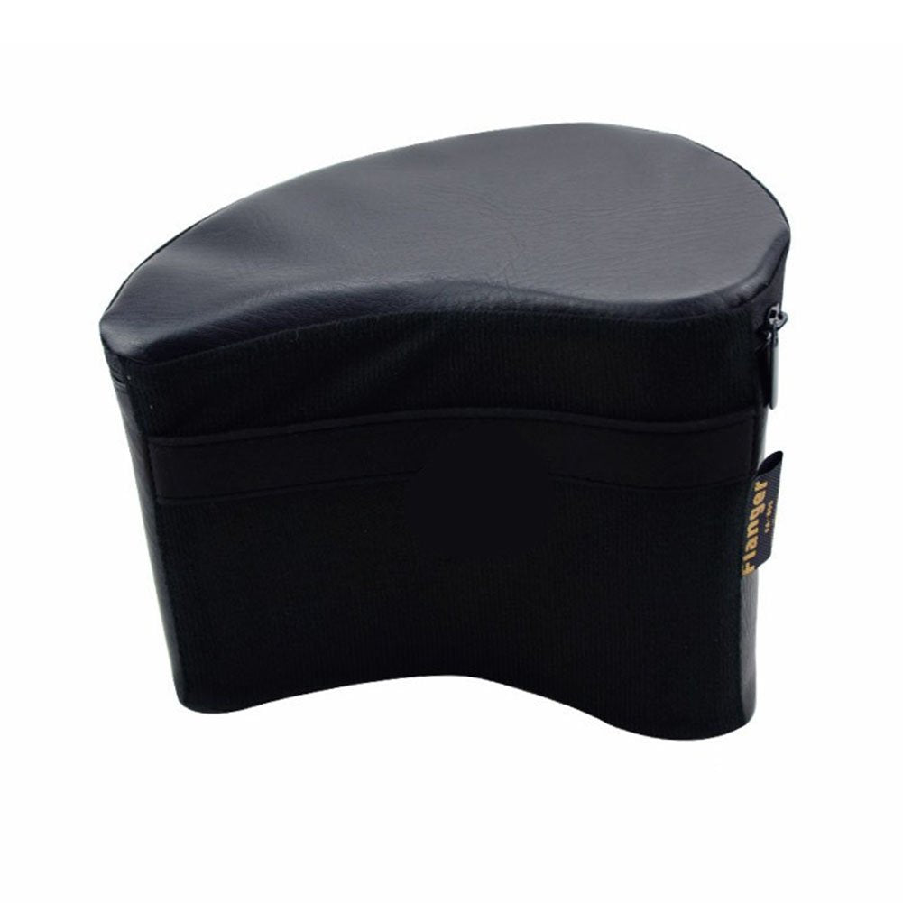 Guitar Cushion PU Leather Cover Built-in Sponge Contoured Guitar Bass Cushion Padded Support for Classical Acoustic Electric Gui
