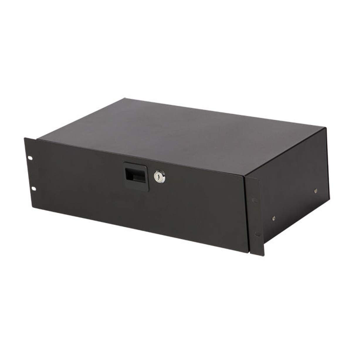 OnStage 3U Locking Shallow Rack Drawer RDLS3000 Alloy Steel Black ...