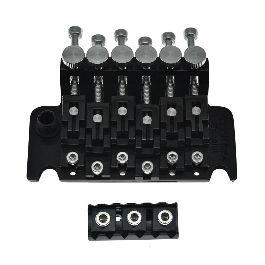 KAISH Whole Set Stainless Steel Tremolo Fine Tuner Screws String Insert Block Saddle Mounting Screws Locking Nut & String Lock S