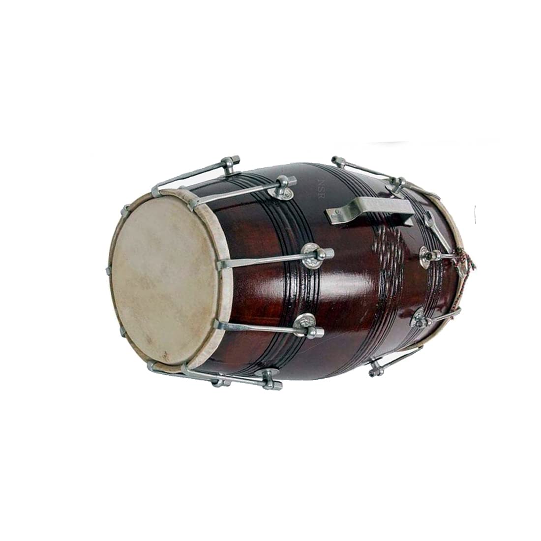Gt Manufacture Professional Handmade Wooden Dholak With Bag Dholak Music Instruments 01