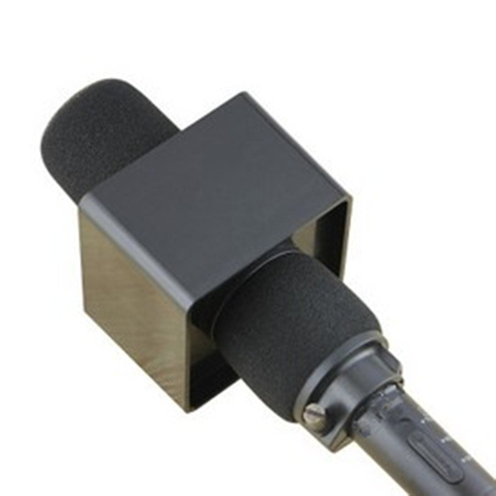 Club BollywoodSquare Mic Microphone Logo Station Log Interview Meeting Speech Black